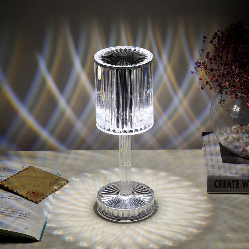 New Crystal Table Lamp Hotel Decoration Diamond Romantic Warm Led For Home Decor Romantic Gift Night Light